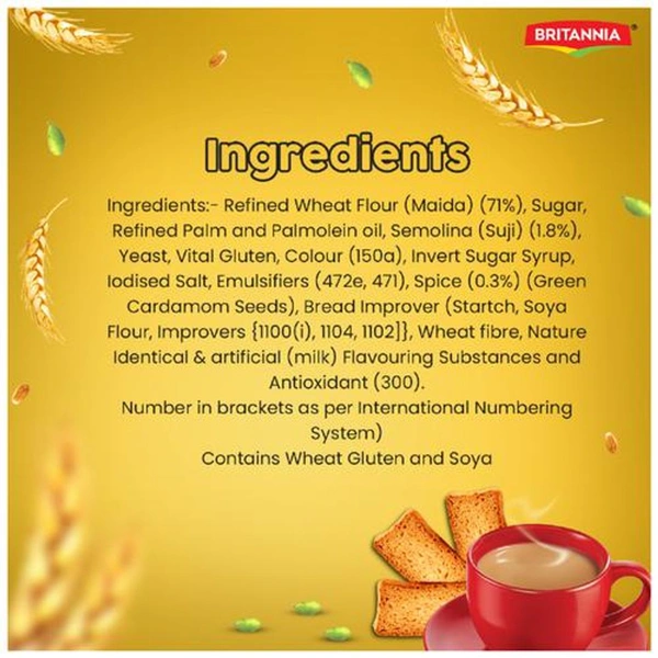Britannia Toastea Bake Rusk- 58g - RIDDHI SIDDHI KIRANA