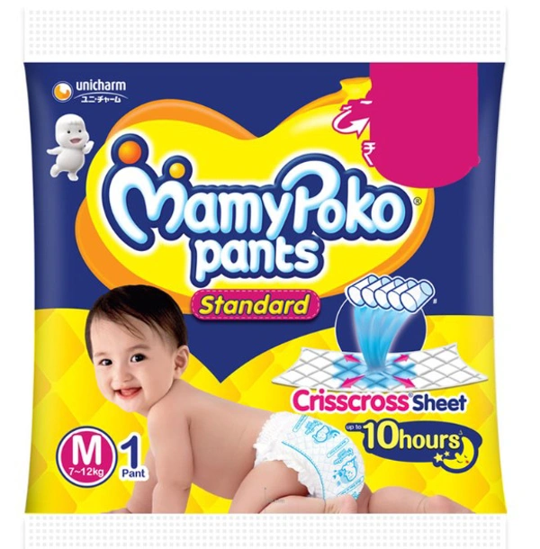 MamyPoko Standard Pants (M) 1 count (7 - 12 kg) - RIDDHI SIDDHI KIRANA
