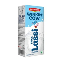 Britannia Winkin Cow Classic Thick Lassi 180 ml (Tetra Pak) - RIDDHI SIDDHI KIRANA