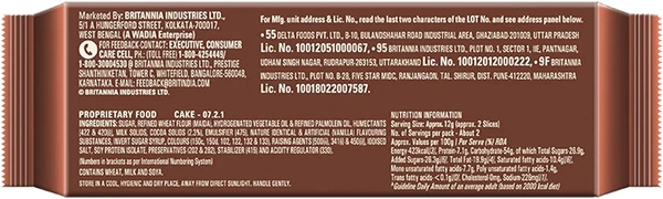 Britannia Cake Veg Gobbles Chocolate- 30g - RIDDHI SIDDHI KIRANA