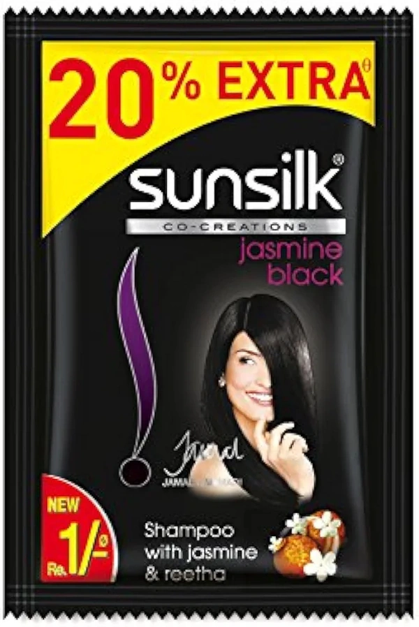 Sunsilk Black Shampoo- 5.5ml  - RIDDHI SIDDHI KIRANA