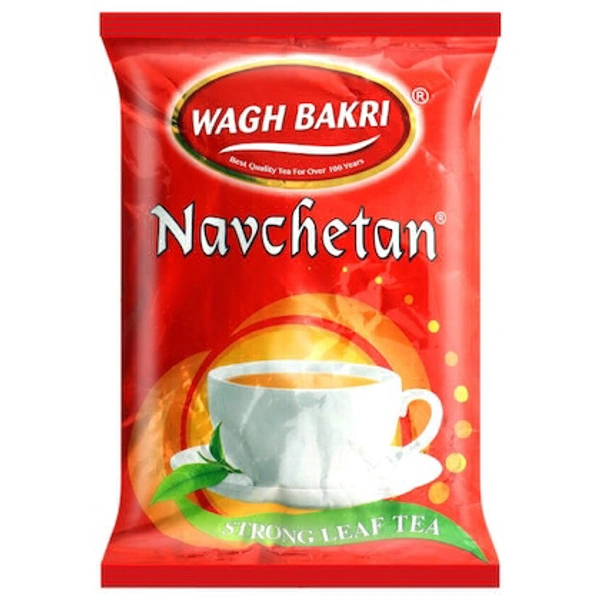 Wagh Bakri Navchetan Strong leaf Tea- 250g - RIDDHI SIDDHI KIRANA