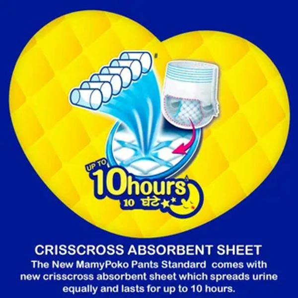 MamyPoko Standard Pants (M) 8 count (7 - 12 kg) - RIDDHI SIDDHI KIRANA