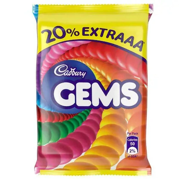 Cadbury  Gems Chocolate- 11.4g - RIDDHI SIDDHI KIRANA