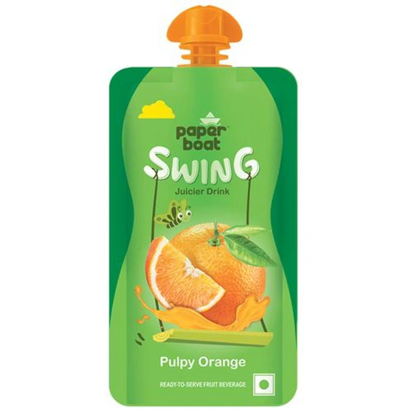 Paper Boat Swing Pulpy Orange Drink- 100ml - RIDDHI SIDDHI KIRANA