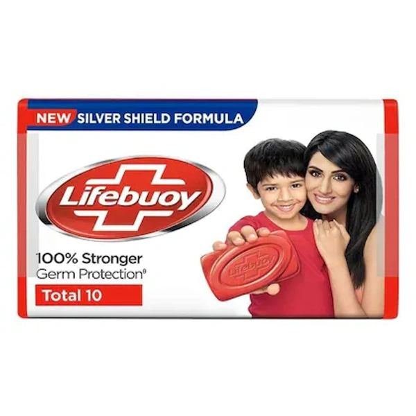 Lifebuoy Soap with Silver Shield Formula- 125g - RIDDHI SIDDHI KIRANA