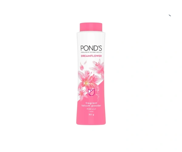 Ponds Powder Dreamflower Pink Lily Fragrant Talc- 50g - RIDDHI SIDDHI KIRANA