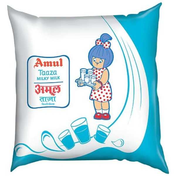 Amul Milk Taaza- 500ml ( Pack) - RIDDHI SIDDHI KIRANA