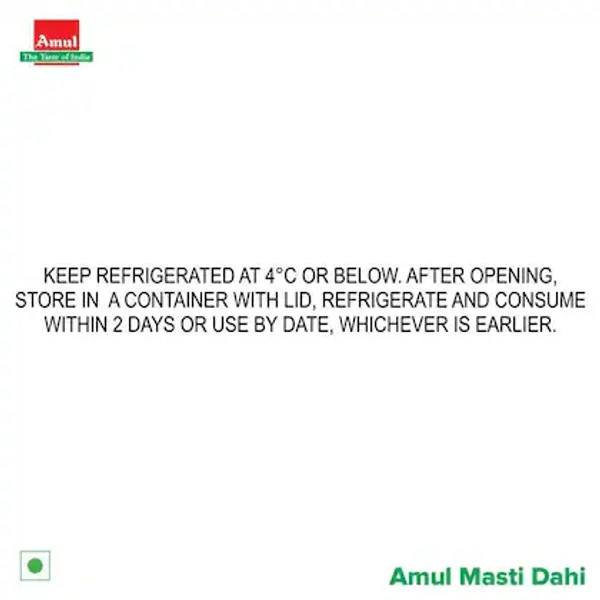 Amul Masti Dahi- 200g - RIDDHI SIDDHI KIRANA