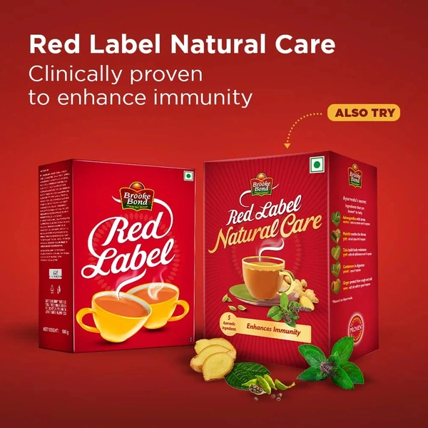 Brooke Bond  Red Label Tea Leaf C Blend- 250g - RIDDHI SIDDHI KIRANA