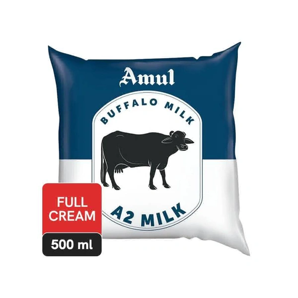 Amul Buffalo Milk A2- 500ml - RIDDHI SIDDHI KIRANA