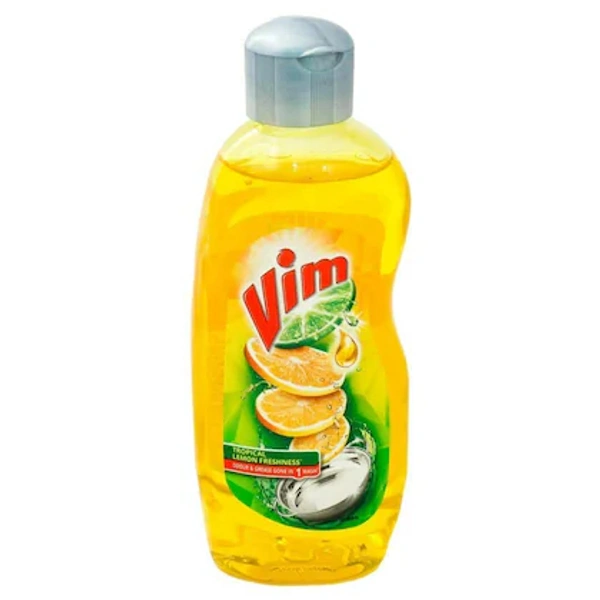 Vim  Liquid Lemon Concentrated Dishwash- 250ml - RIDDHI SIDDHI KIRANA