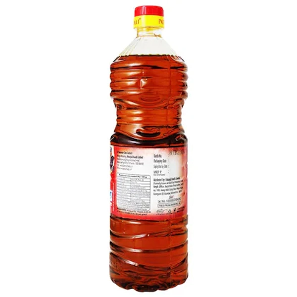 Patanjali Oil Kachi Ghani Mustard- 1ltr - RIDDHI SIDDHI KIRANA