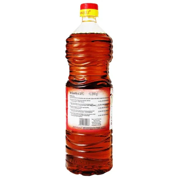 Patanjali Oil Kachi Ghani Mustard- 1ltr - RIDDHI SIDDHI KIRANA