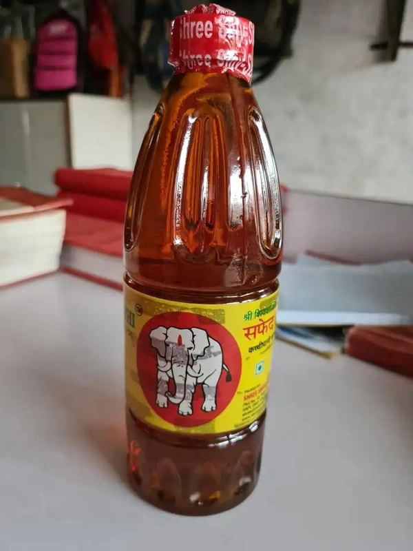 Safed Hathi Oil Mustard- 500ml - RIDDHI SIDDHI KIRANA