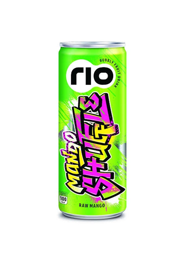 Rio Raw Mango Bubbly Fruit Drink- 250ml - RIDDHI SIDDHI KIRANA