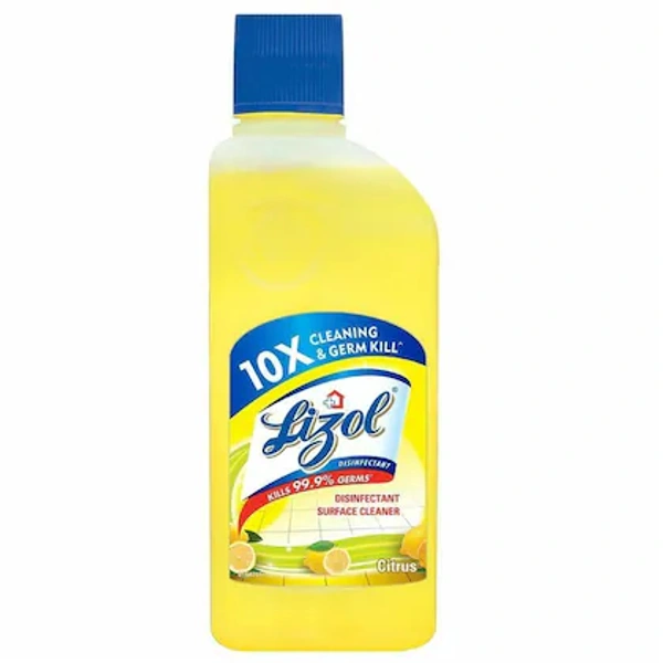 Lizol Liquid Citrus Disinfectant Surface Cleaner 200 ml - RIDDHI SIDDHI KIRANA