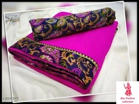 Trendy  Marble Chiffon Women's SareesTrendy  Marble Chiffon Women's SareesCountry of Origin: India - all colours, free size