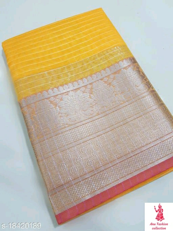 Upada Cotton Silk SareeSaree Fabric: Cotton SilkBlouse: Running BlouseBlouse Fabric: Cotton SilkPattern: CheckedMultipack: SingleSizes: Free Size (Saree Length Size: 5.5 m, Blouse Length Size: 0.8 m) Country of Origin: India