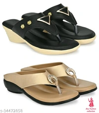 FR Fashion Heels Sandals ComboMaterial: Syntethic LeatherSole Material: TprPattern: EmbellishedMultipack: 2Sizes: IND-4Country of Origin: India