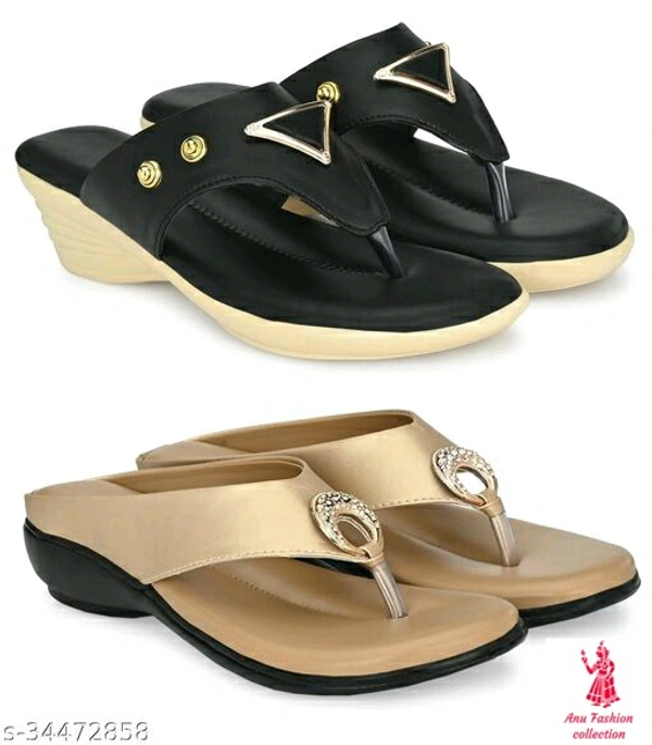 FR Fashion Heels Sandals ComboMaterial: Syntethic LeatherSole Material: TprPattern: EmbellishedMultipack: 2Sizes: IND-4Country of Origin: India