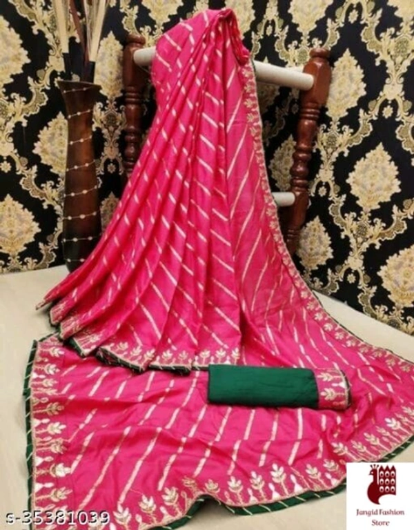 Chitrarekha Refined Sarees - 1, FREE SIZE, Dola Silk, PINK, Embroidered, INDIA