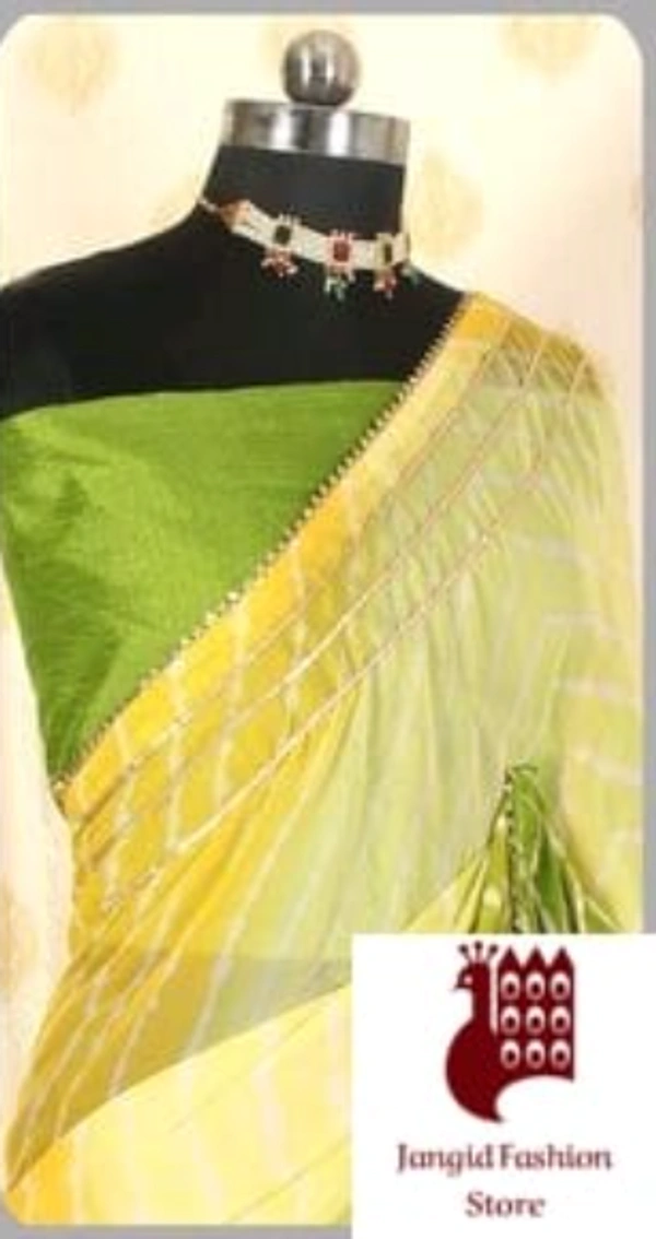 Chitrarekha Alluring Sarees - 1, FREE SIZE, Georgette, GREEN, gerojette lariya saree, INDIA