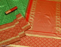 Designer Kanjeevaram Art Silk Sarees - Free size 