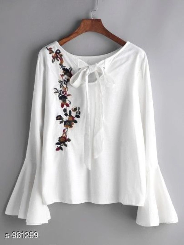 White Front Tied Top - XL
