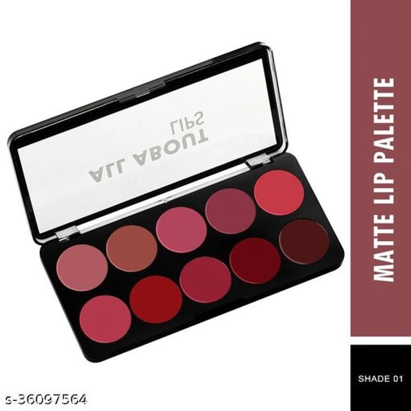Swiss Beauty "ALL ABOUT LIP" lipsticks Pallatte