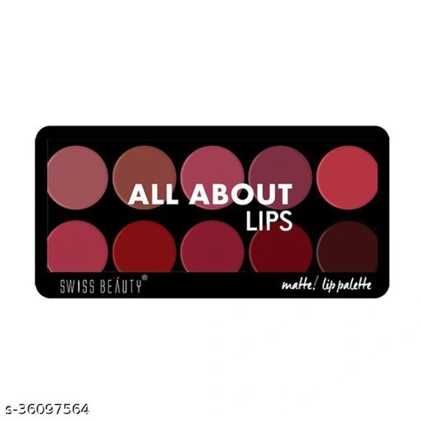 Swiss Beauty "ALL ABOUT LIP" lipsticks Pallatte