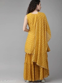 Rayon Sharara, Kurti And Dupatta - XL