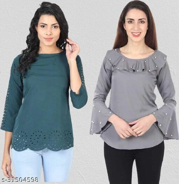 Pack Of 2 Pretty Tops  - XL