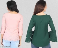 Pack Of 2 Pretty Tops  - M