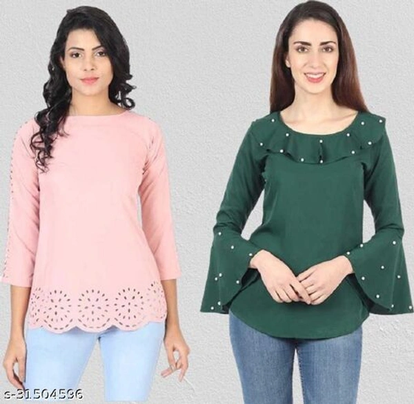 Pack Of 2 Pretty Tops  - M