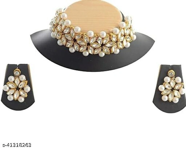 Elite Shimmering Women's Necklace Set 