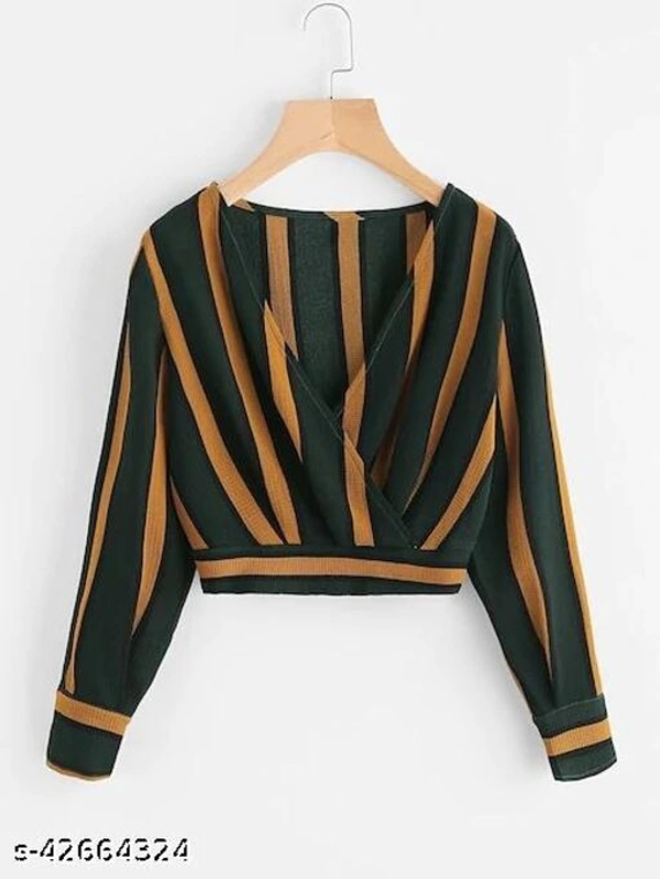 Stripped Crop Top - XL