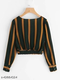 Stripped Crop Top - XL