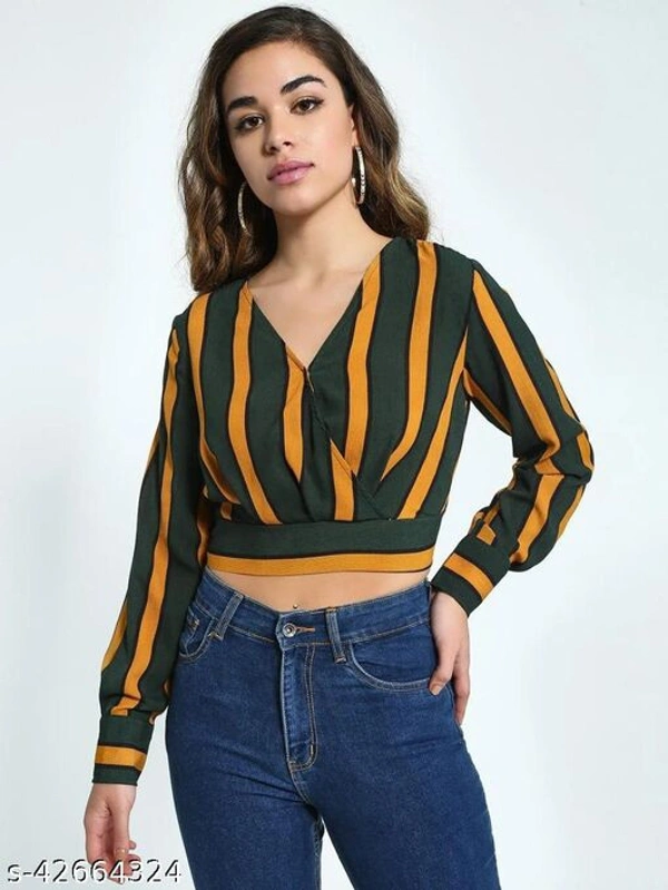Stripped Crop Top - XL