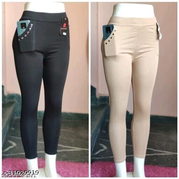Pack Of 2 Trendy Female Jeggings - 30
