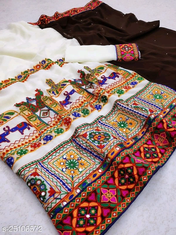 Designer Embroidery Saree - 