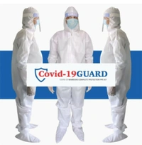 PPE KIT JAMES Walker Non Woven Disposable - white, Free size