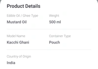 Hathi Kachi Ghani Mustard Oil 500ml