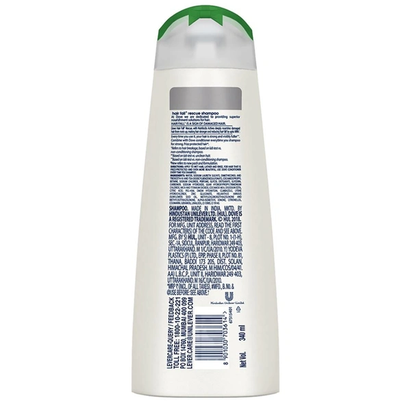 Dove Nutritive Solution Hair Fall Rescue Shampoo (340ml) - 340ml