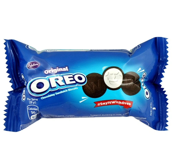Cadbury Oreo Original Vanilla Cream Biscuits (46.3g) - 46.3g