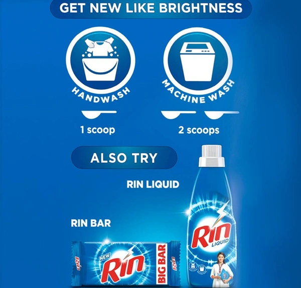 Rin Detergent Powder 5kg - 5kg