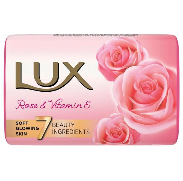Lux Rose & Vitamin E Soft Glowing Skin Soap Bar 150g ( Pack Of 3 )