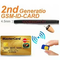 Spy Deals Spy GSM Master Card  Earpiece - Black, Gsm master card earpiece charger, working on network, Buyer will be Responsible