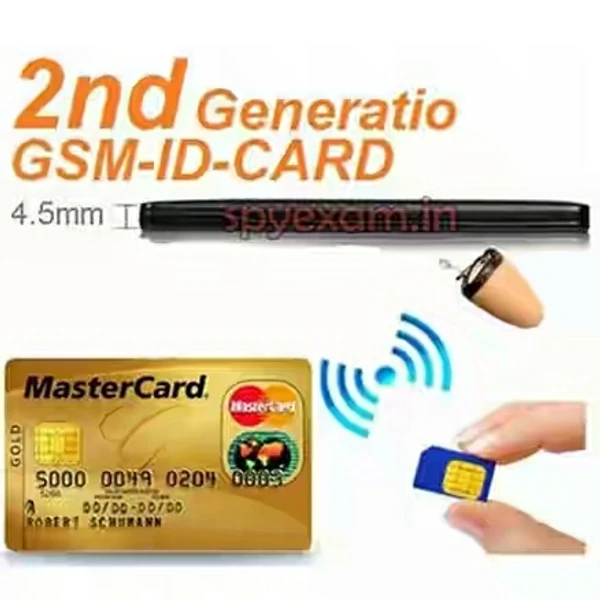 Spy Deals Spy GSM Master Card  Earpiece - Gsm master card, earpiece, cell, usb charger, working on network, no need of cell phone and bluetooth, Buyer will be Responsible for any ILLEGAL use of  SPY GADGETS, Misusing these device is punishable, Black