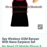 Spy Deals Spy GSM Wireless Banyan With Earpiece - Black, gsm banyan earphone cell Charger, Wireless Gsm Spy Banyan 